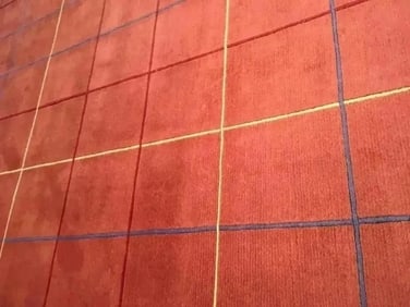 A handwoven Tibetan Contemporary wool rug