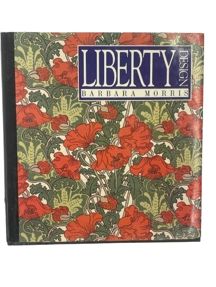 Liberty Design book by Barbara Morris: A Liberty Design book by Barbara Morris hard cover with a dust cover. A hard cover book Published by the Chartwell books Inc of New Jersey. Both in color + black & white Plate images.