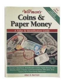 Warman's Coin & paper Money Value & identification guide BOOK by Allen G. Berman