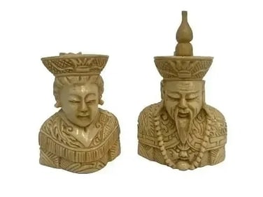 Antique Asian Carved Figures