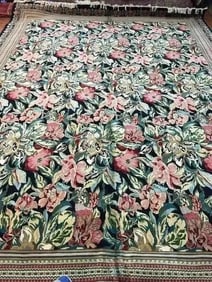 A handwoven Pakistan large size rug