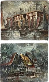 C Rodoth Oil on canvas Paintings
