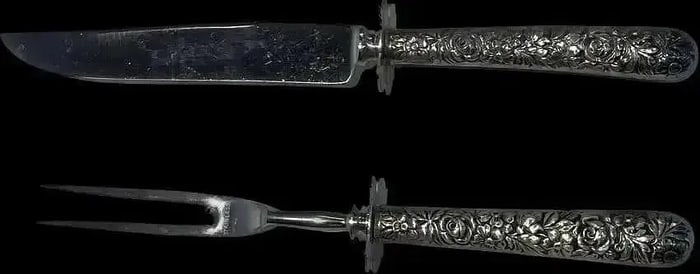 Sterling silver Handle Carving Set