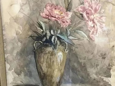 Otto Heinigke (1850-1915) watercolor painting