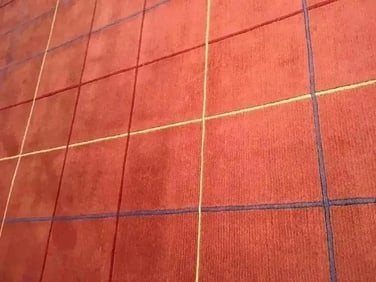 A handwoven Tibetan Contemporary wool rug