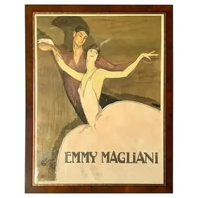 A Massive Emmy Magliani Poster by Jean Gabriel Domergue