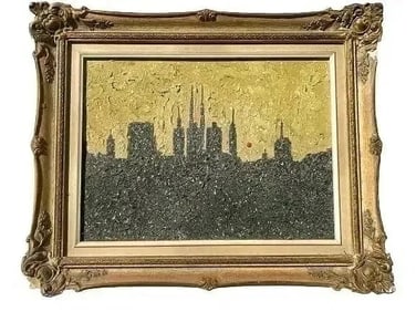 Larry Davis Oil on board impressionist painting