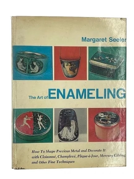 The Art of ENAMELING book by Margaret Seeler: The Art of ENAMELING book by Margaret Seeler. A hard cover book with dust cover and published by Galahad books of New York City. Book contains color + black & white image plates. A great read !