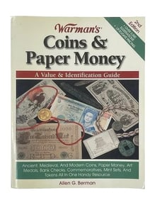 Warman's Coin & paper Money Value & identification guide BOOK by Allen G. Berman