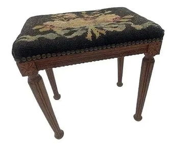 Antique tall Foot Stool
