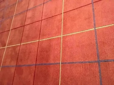 A handwoven Tibetan Contemporary wool rug