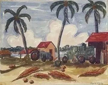 Paul E Cliche Watercolor