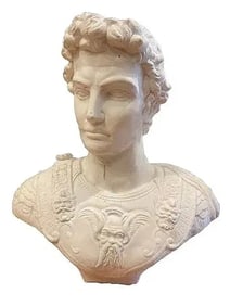 A life size Julius cesar bust