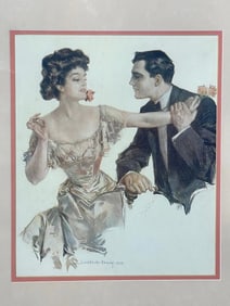 Howard Chandler Christy (1872 – 1952) A couple in love art work