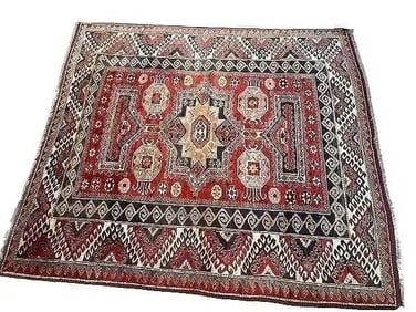 A Pakistan Kazak Handwoven wool rug