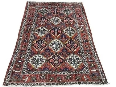 Antique Persian Bakhtiari rug