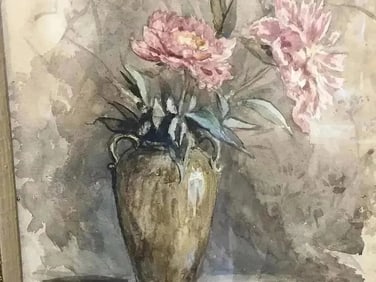 Otto Heinigke (1850-1915) watercolor painting