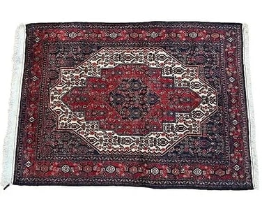 A Persian Kurdish Senneh wool scatter rug