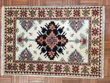 A Small Hand woven Pakistan rug