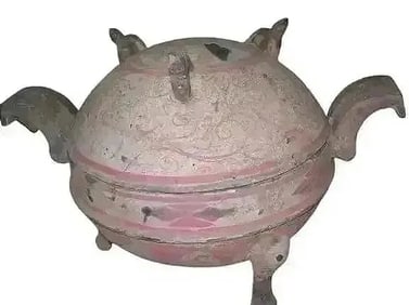 Antique Chinese Terracotta Cooking Vessel Pot