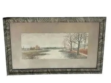 Antique Watercolor painting
