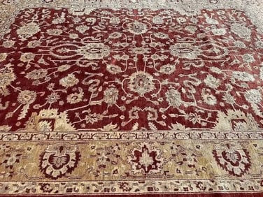 Large Handwoven Pakistan Chobi Mahal rug