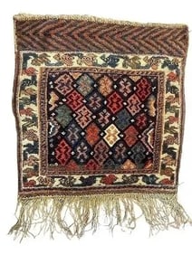 Antique Persian Kurdish Jaffe Bagface