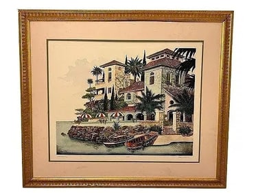 A DAN MITRA large Etching pencil signed , titled & numbered