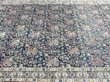 Antique Persian Kerman palace size hand woven rug