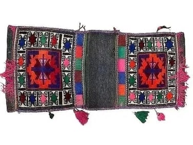 A Balouch hand woven Saddle bag