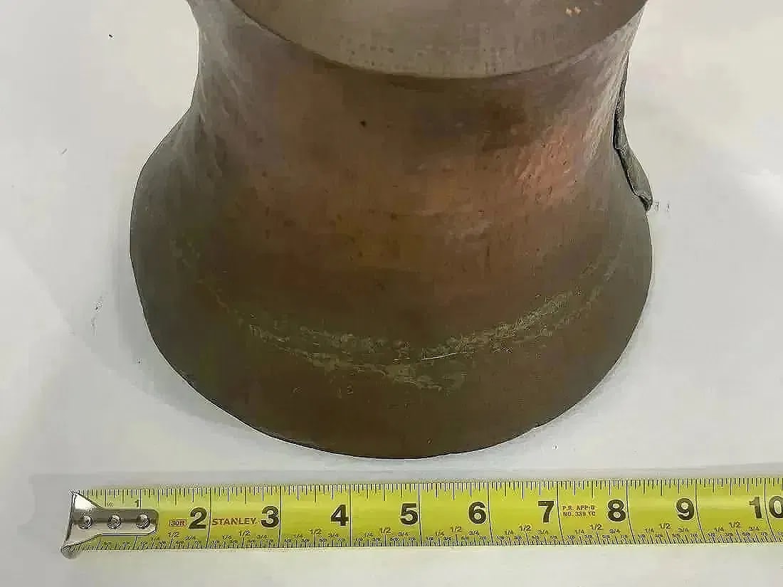 Old Turkish Copper Coffee pot ewer - 11