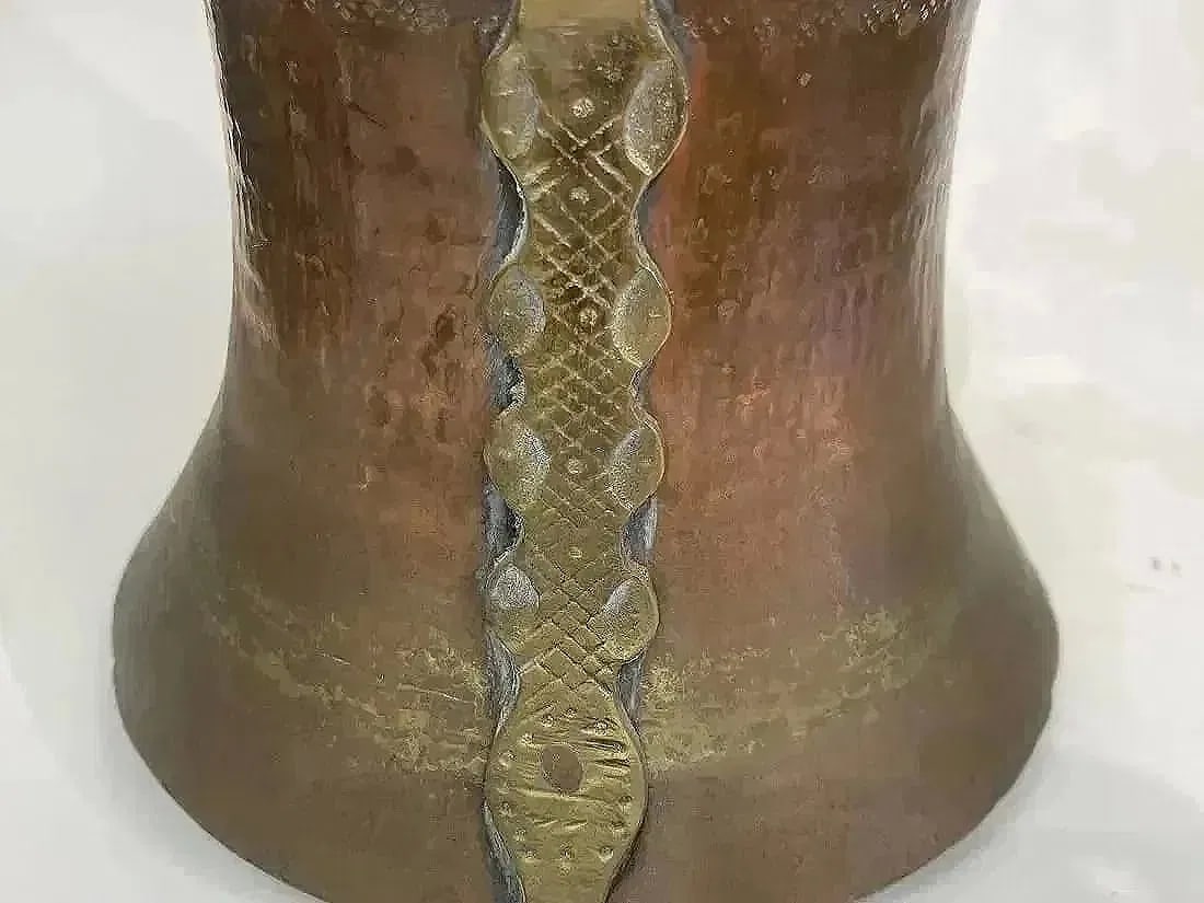 Old Turkish Copper Coffee pot ewer - 6