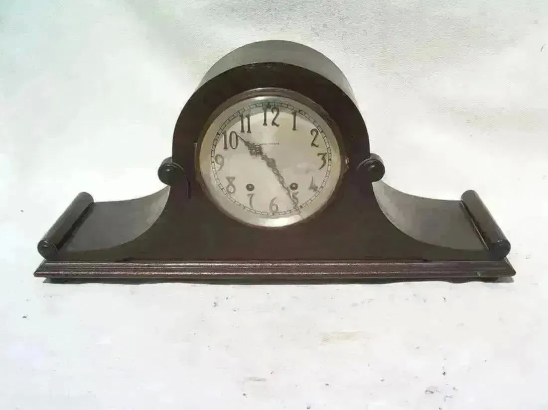 Antique Set Thomas Mantle clock: An antique Set Thomas mantle clock- NONE Working condition with original parts.Measures: 20" inches long, 5" inches wide & 9" 1/2 inches tall.