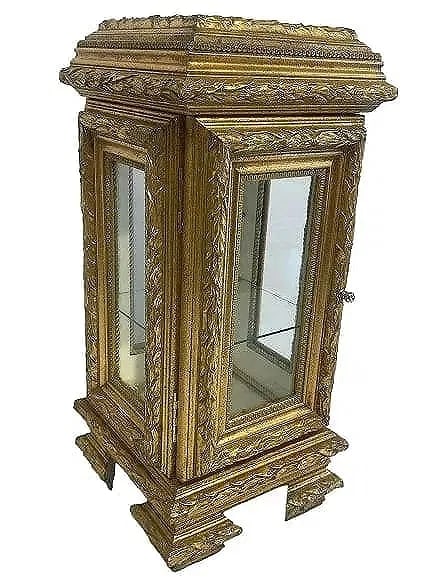 A vintage Italian Rococo style diminutive Display Case (1 of 15)