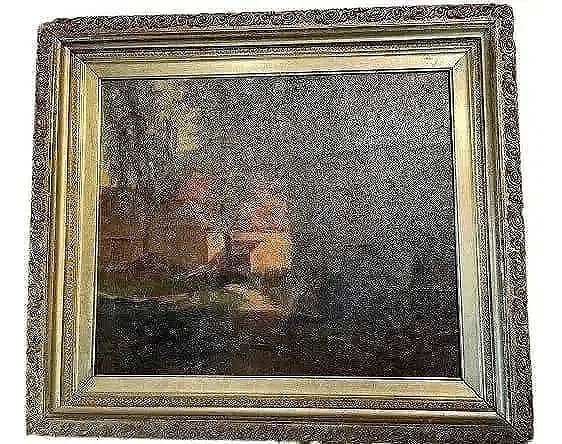 After Moritz Wolff Oil Canvas painting (1 of 11)