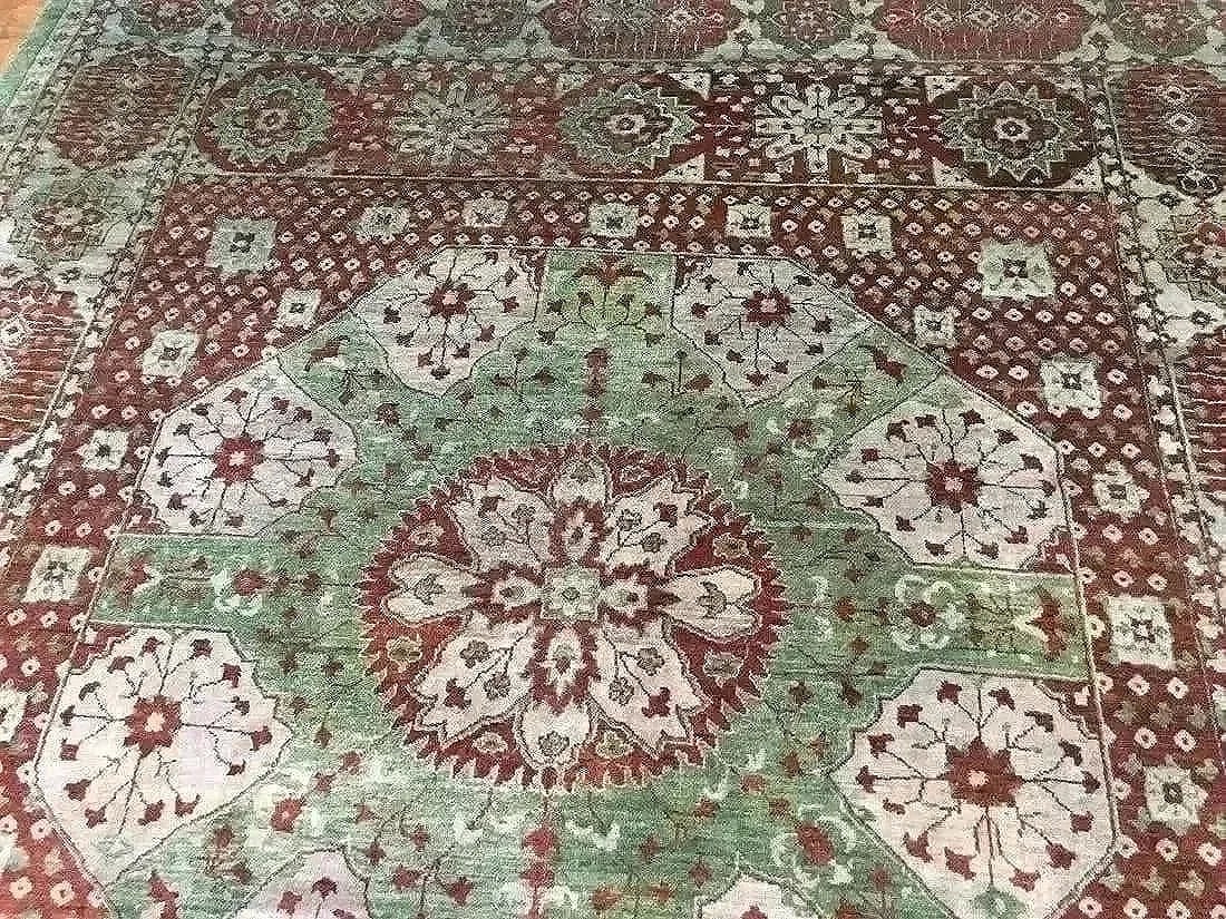 Hand woven Mamlouk Egyptian design room size rug (1 of 5)