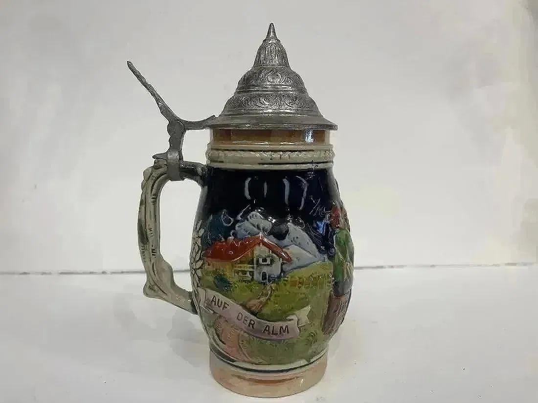 German Beer Stein Mug - 4