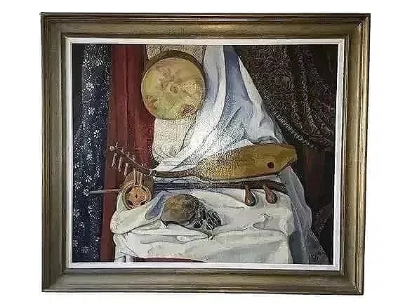 Walter Dexter (1876-1958) oil on canvas painting (1 of 10)