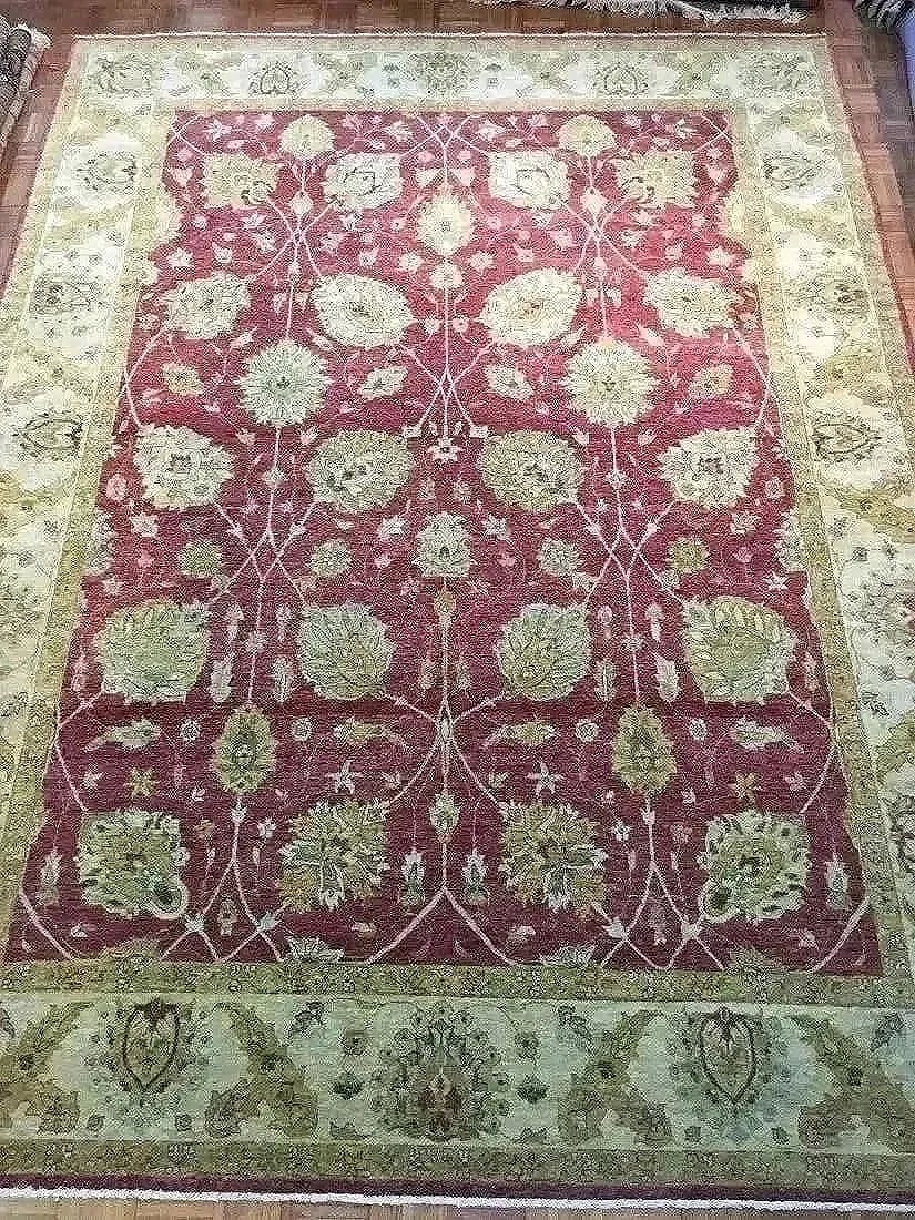 A handwoven Indian Agra wool Rug (1 of 7)