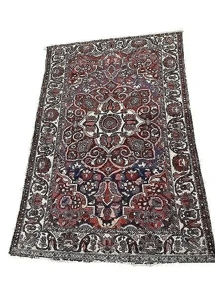 Antique Persian Bakhtiari Handwoven Rug (1 of 14)