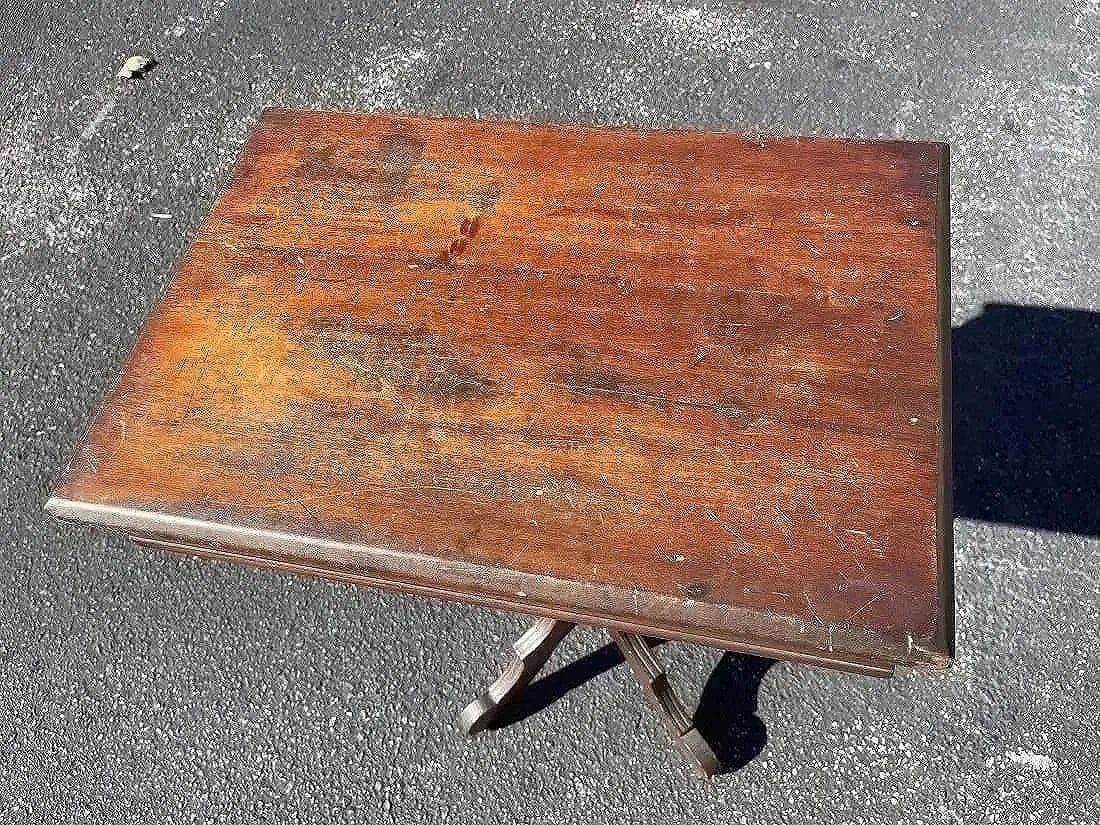 Antique lamp table - 4