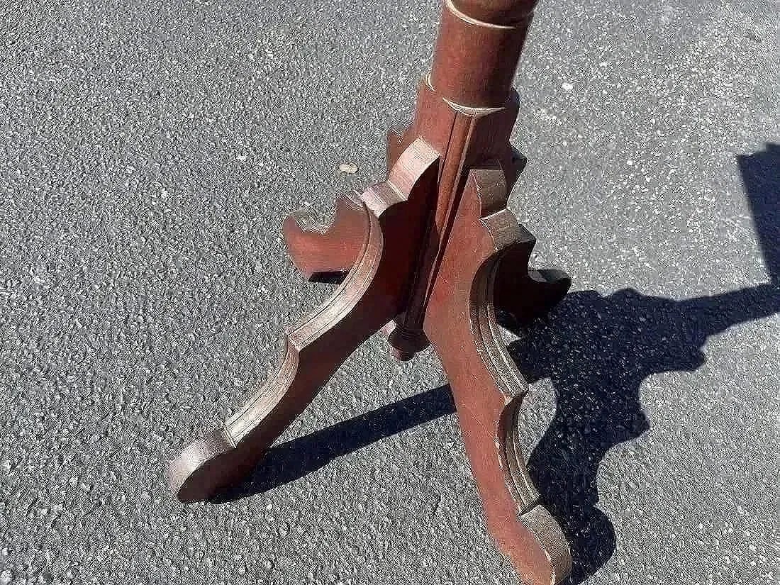 Antique lamp table - 5