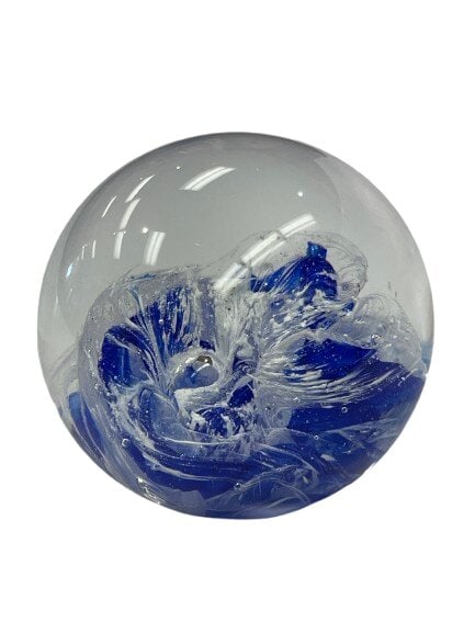 A Bohemian Art Crystal Paperweight (1 of 13)