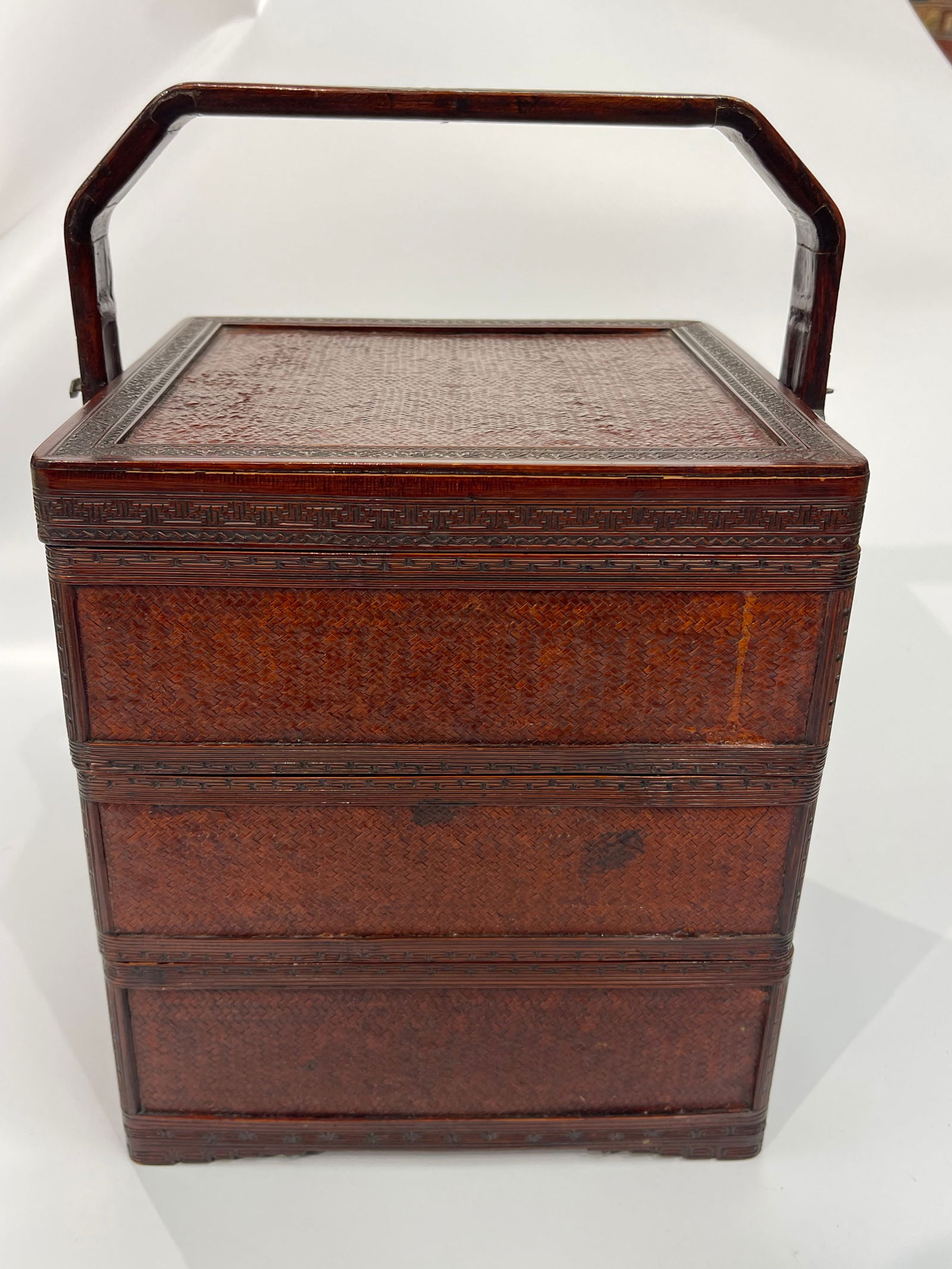 A Chinese wedding stack basket - 14