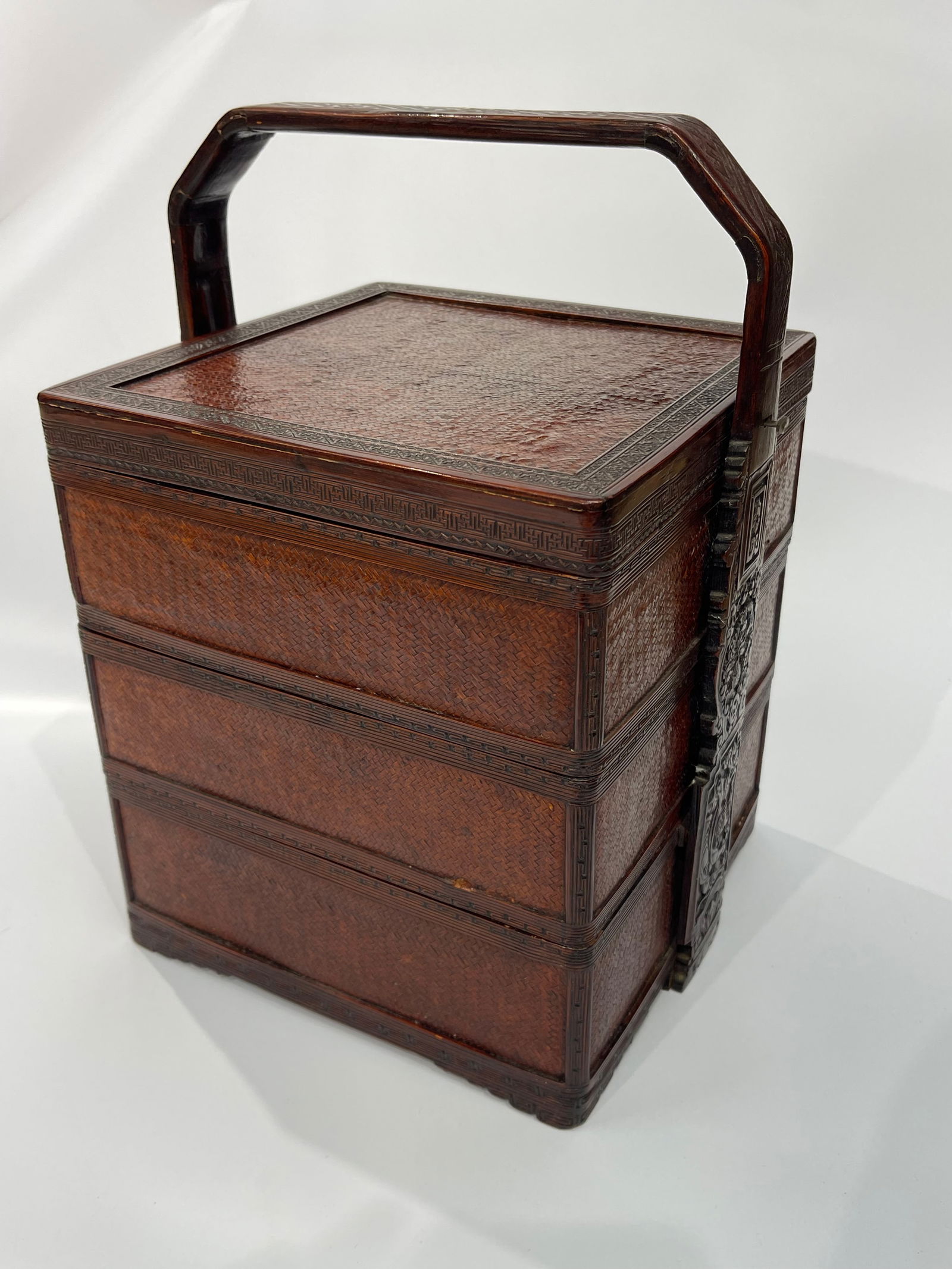 A Chinese wedding stack basket - 19