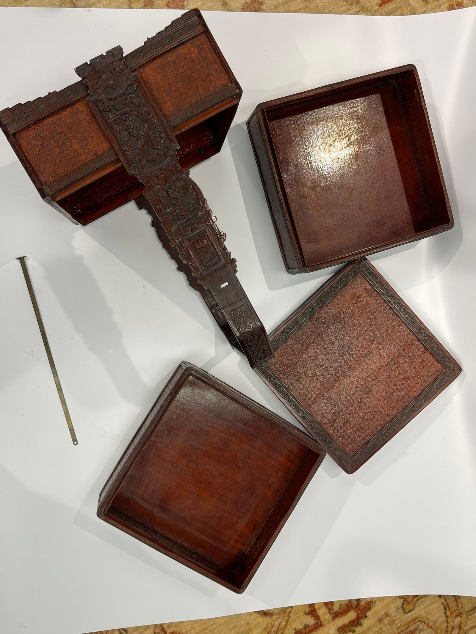 A Chinese wedding stack basket - 8