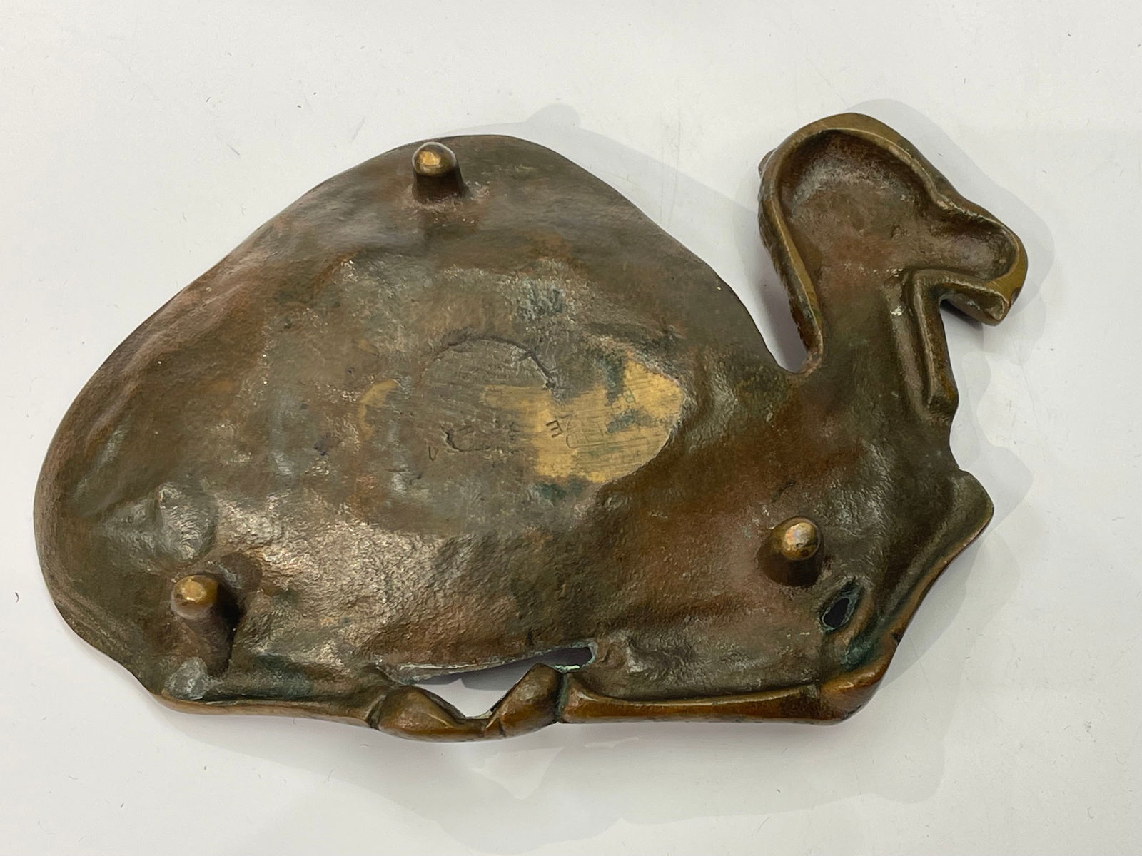 A Solid Bronze Camel decorative bowl - 8