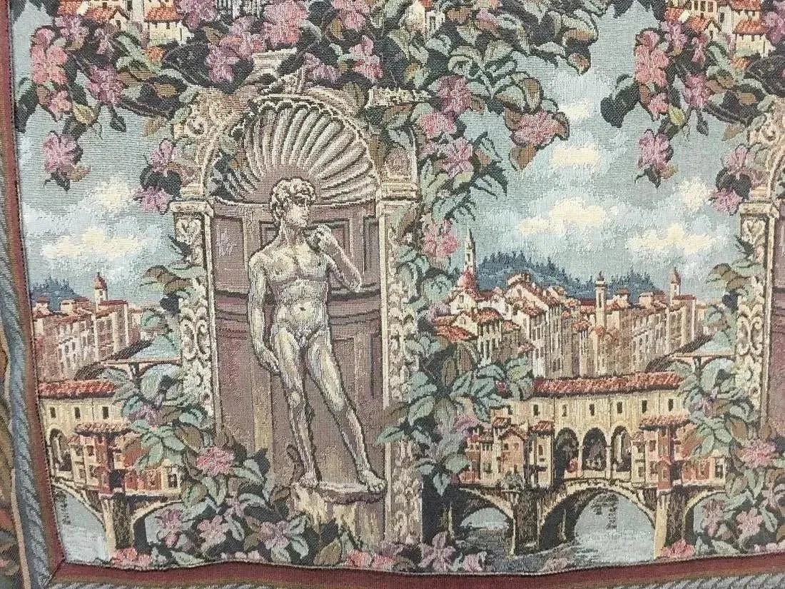 A Florence Scene machine made Tapestry - 2