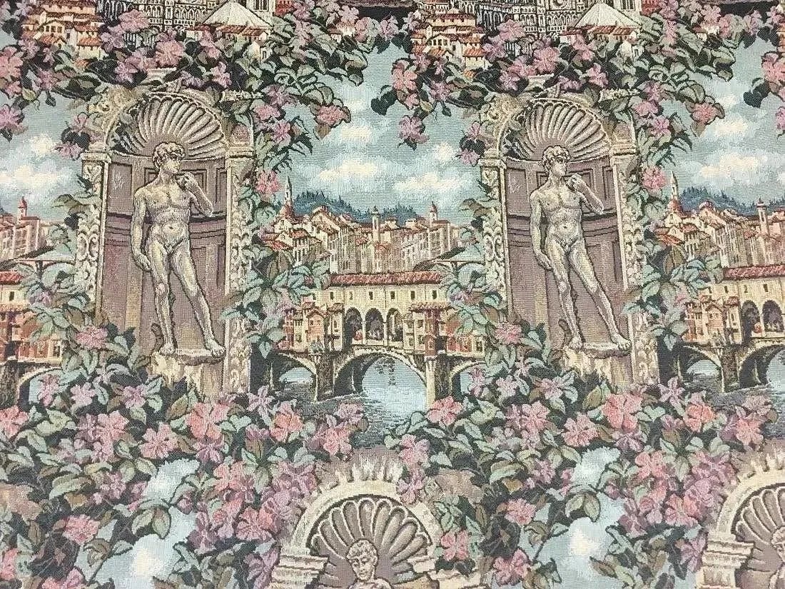 A Florence Scene machine made Tapestry - 3