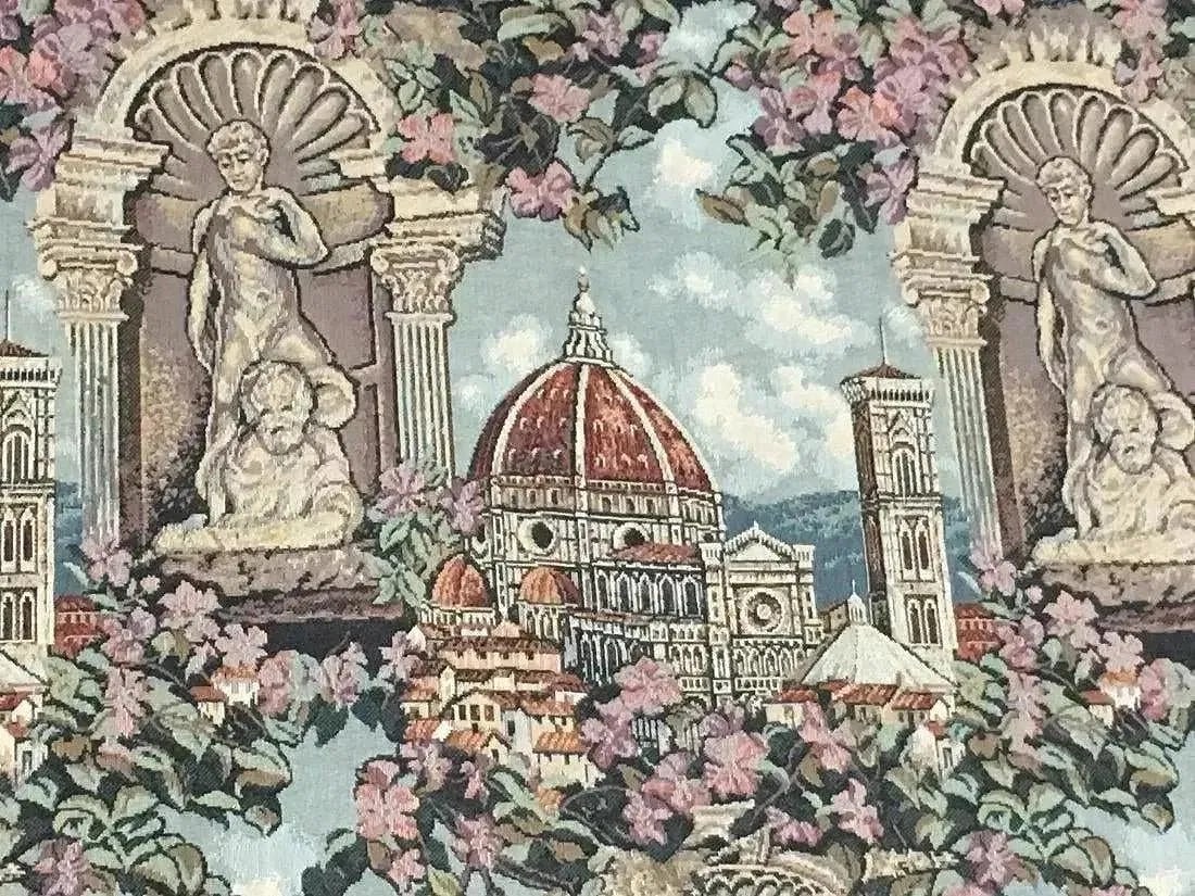 A Florence Scene machine made Tapestry - 5